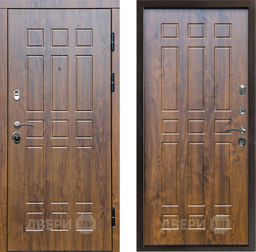 Входная металлическая Дверь Престиж Стандарт Спарта Дуб в Электрогорске