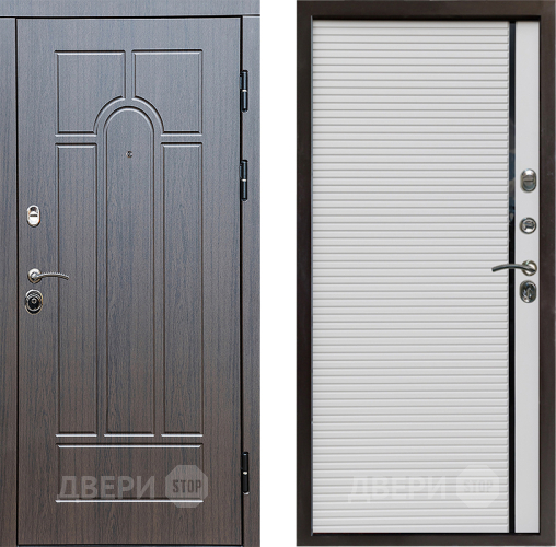 Входная металлическая Дверь Престиж Арка Porte Белый в Электрогорске