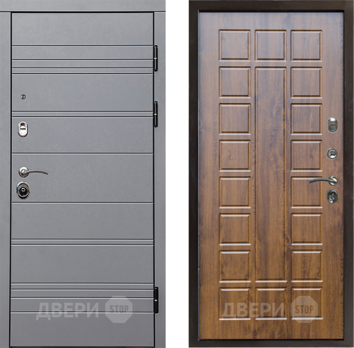 Входная металлическая Дверь Престиж Линия Грэй Престиж Дуб в Электрогорске