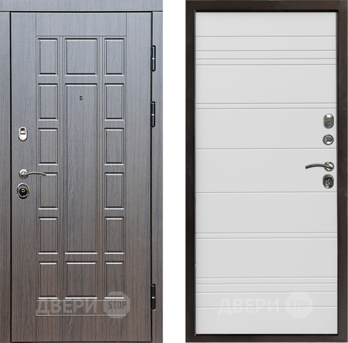 Входная металлическая Дверь Престиж Престиж Line Белый в Электрогорске