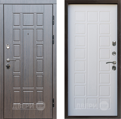 Входная металлическая Дверь Престиж Престиж Престиж Белое дерево в Электрогорске