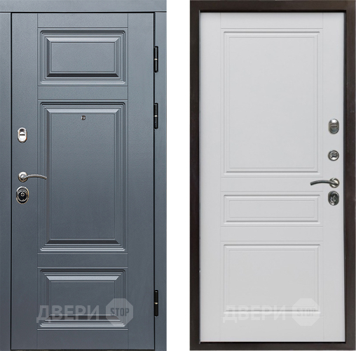 Входная металлическая Дверь Престиж Премиум Классика Белый матовый в Электрогорске