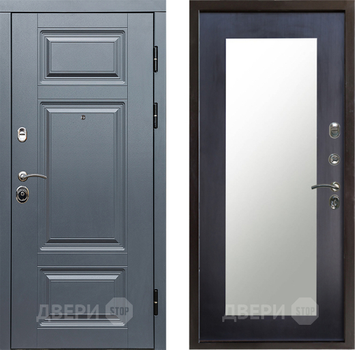 Входная металлическая Дверь Престиж Премиум Зеркло Пастораль Венге в Электрогорске