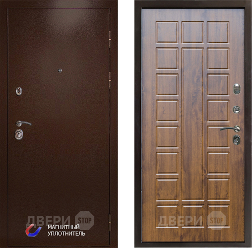 Входная металлическая Дверь Престиж Медь Престиж Дуб в Электрогорске
