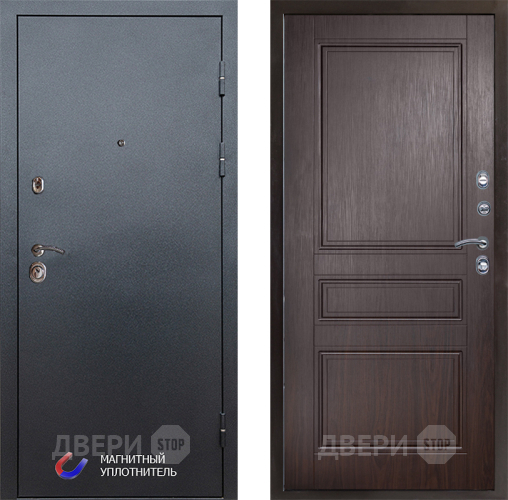 Входная металлическая Дверь Престиж Графит Классика Венге в Электрогорске