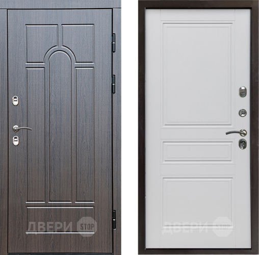 Дверь Престиж TERMO с терморазрывом Арка Классика Белый матовый в Электрогорске