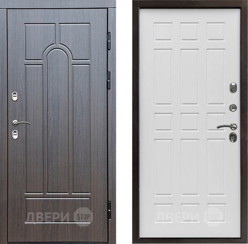 Дверь Престиж TERMO с терморазрывом Арка Спарта Белое дерево в Электрогорске