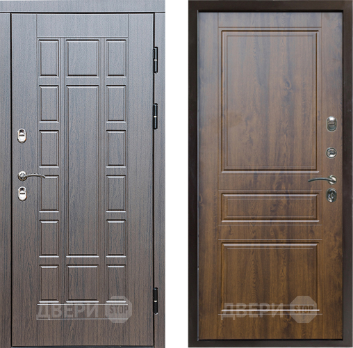 Входная металлическая Дверь Престиж TERMO с терморазрывом Престиж Классика Дуб в Электрогорске