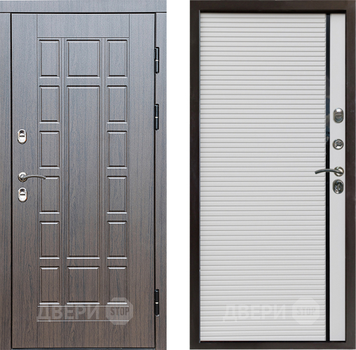 Входная металлическая Дверь Престиж TERMO с терморазрывом Престиж Porte Белый в Электрогорске