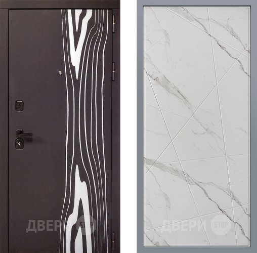 Дверь Заводские двери Леванте Флитта Мрамор белый в Электрогорске