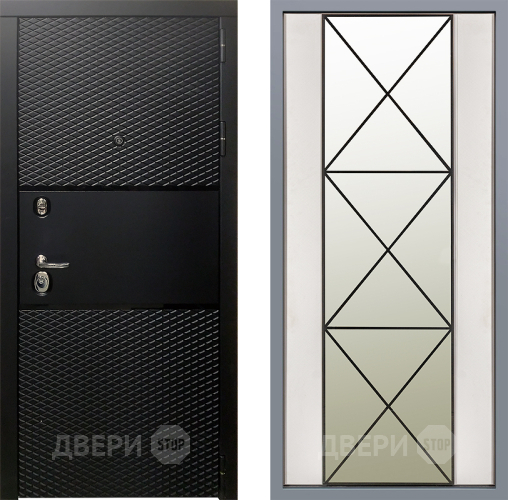 Дверь Заводские двери Тефлон Зеркало Перфекто Структурное дерево в Электрогорске