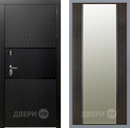 Дверь Заводские двери Тефлон Зеркало Макси Венге в Электрогорске