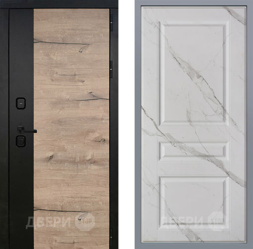 Дверь Заводские двери Ларте Стокгольм Мрамор белый в Электрогорске