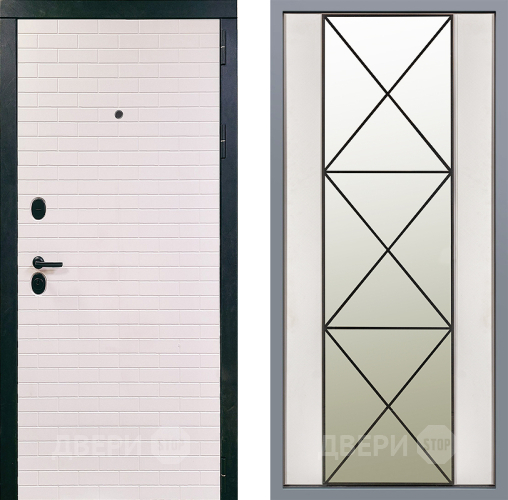 Дверь Заводские двери Сохо Зеркало Перфекто Структурное дерево в Электрогорске