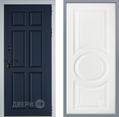 Дверь Заводские двери Стокгольм Неаполь Лофт белый в Электрогорске
