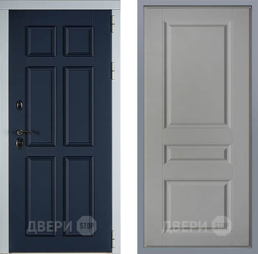 Дверь Заводские двери Стокгольм Стокгольм Грей софт в Электрогорске