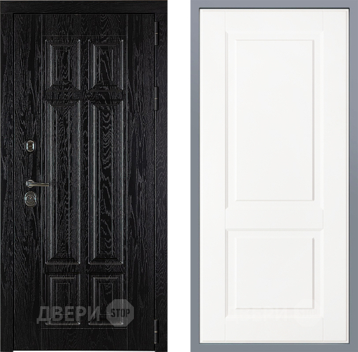 Дверь Заводские двери Мюнхен Доррен Белый софт в Электрогорске