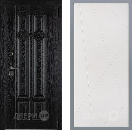 Дверь Заводские двери Мюнхен Флитта Белый софт в Электрогорске