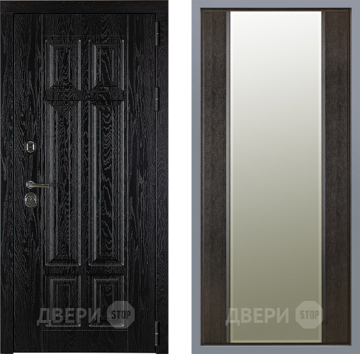 Дверь Заводские двери Мюнхен Зеркало Макси Венге в Электрогорске