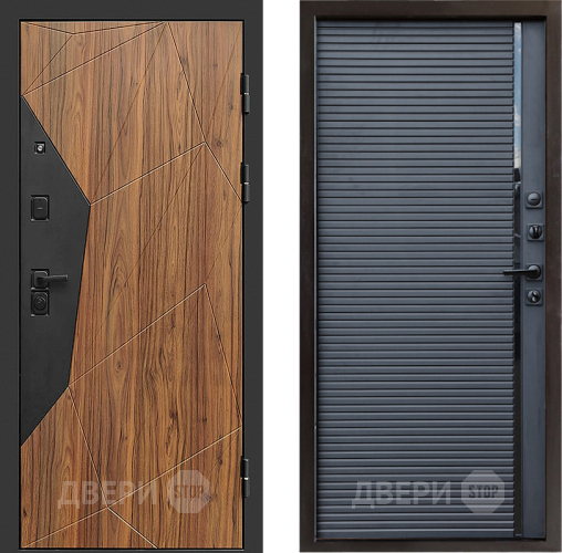 Входная металлическая Дверь Престиж Avangard Porte Черный кварц в Электрогорске