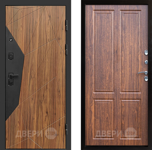 Входная металлическая Дверь Престиж Avangard Премиум Орех светлый в Электрогорске