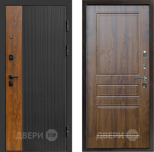 Входная металлическая Дверь Престиж Prestizh Классика Дуб в Электрогорске