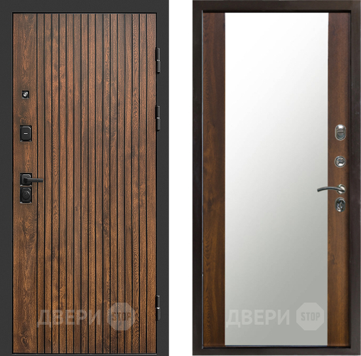 Входная металлическая Дверь Престиж Tvist Зеркало Дуб в Электрогорске