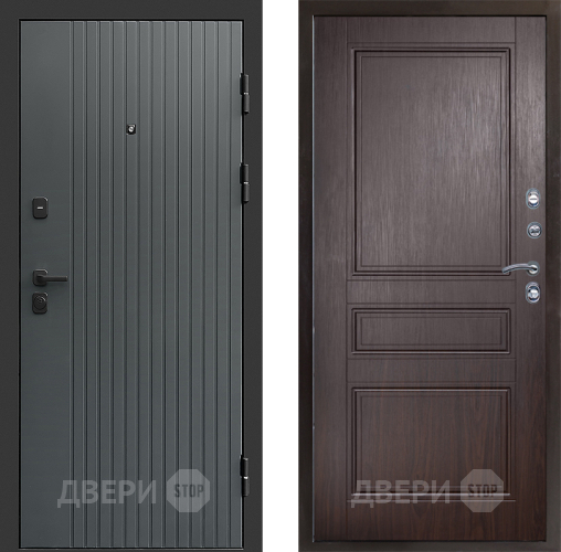 Входная металлическая Дверь Престиж Tvist Grey Классика Венге в Электрогорске