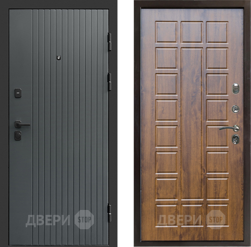 Входная металлическая Дверь Престиж Tvist Grey Престиж Дуб в Электрогорске