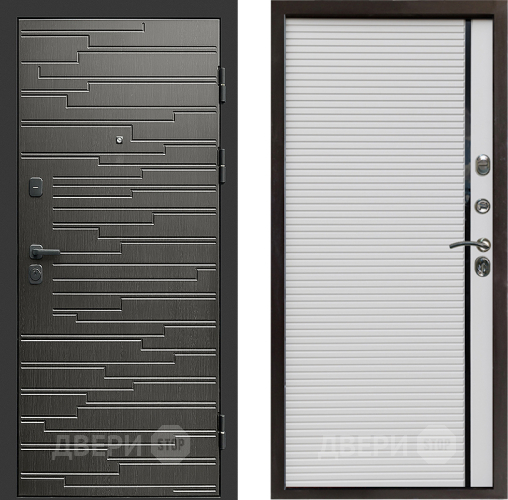 Входная металлическая Дверь Престиж Rivera Porte Белый в Электрогорске