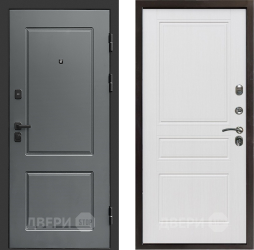 Входная металлическая Дверь Престиж Verona Классика Белое дерево в Электрогорске