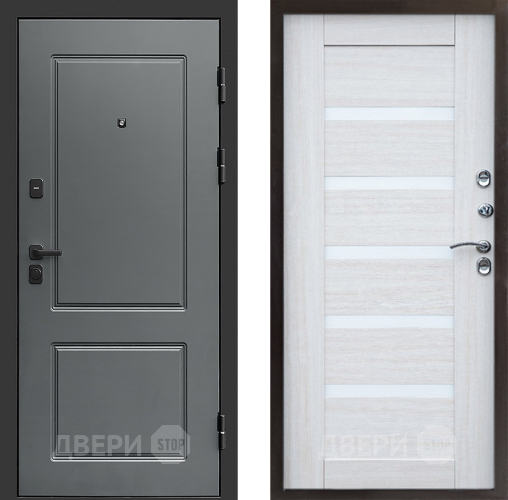 Входная металлическая Дверь Престиж Verona Царга Лиственница белая в Электрогорске