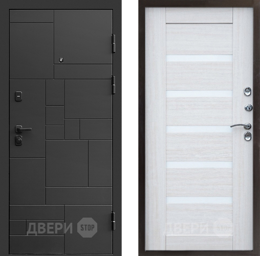 Дверь Престиж Kvadro Царга Лиственница белая в Электрогорске