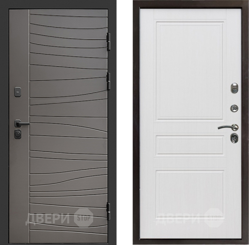 Входная металлическая Дверь Престиж Siciliya Классика Белое дерево в Электрогорске