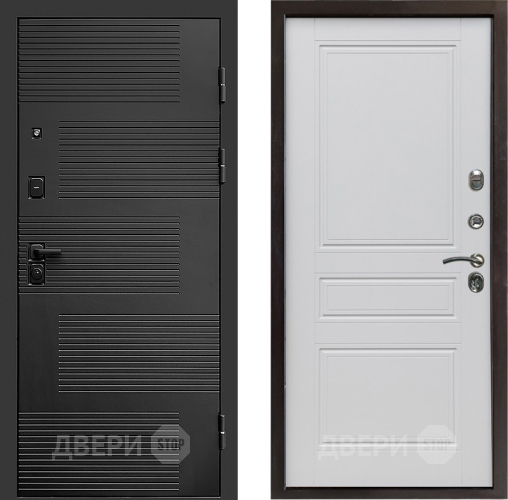 Входная металлическая Дверь Престиж Favorit Классика Белый матовый в Электрогорске