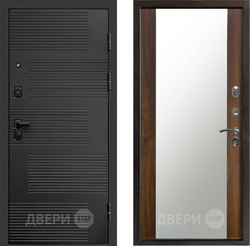 Входная металлическая Дверь Престиж Favorit Зеркало Дуб в Электрогорске
