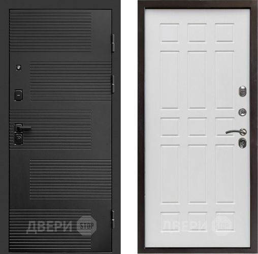 Входная металлическая Дверь Престиж Favorit Спарта Белое дерево в Электрогорске