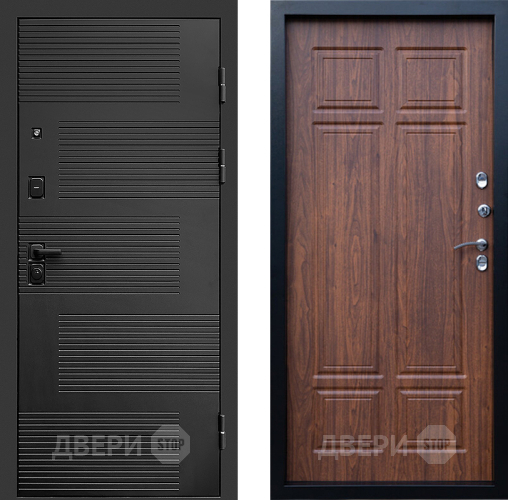 Входная металлическая Дверь Престиж Favorit Премиум Орех темный в Электрогорске