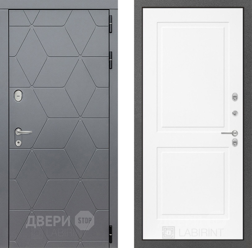 Дверь Лабиринт (LABIRINT) Cosmo 11 Белый софт в Электрогорске