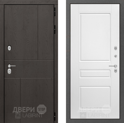 Дверь Лабиринт (LABIRINT) Urban 03 Белый софт в Электрогорске