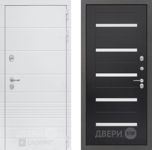 Входная металлическая Дверь Лабиринт (LABIRINT) Трендо 01 Венге в Электрогорске