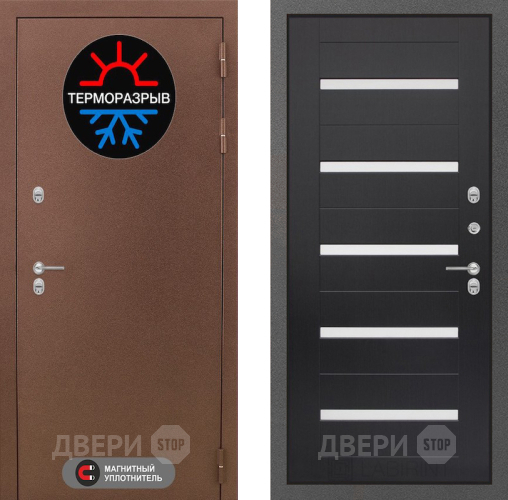 Входная металлическая Дверь Лабиринт (LABIRINT) Термо Магнит 01 Венге в Электрогорске