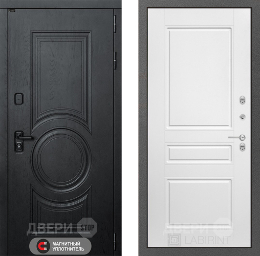 Дверь Лабиринт (LABIRINT) Гранд 03 Белый софт в Электрогорске