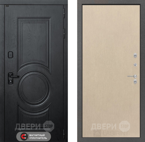 Входная металлическая Дверь Лабиринт (LABIRINT) Гранд 05 Венге светлый в Электрогорске