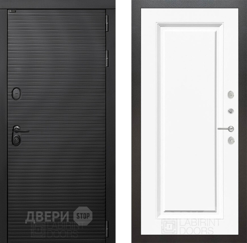 Дверь Лабиринт (LABIRINT) Вулкано 27 Белый (RAL-9003) в Электрогорске