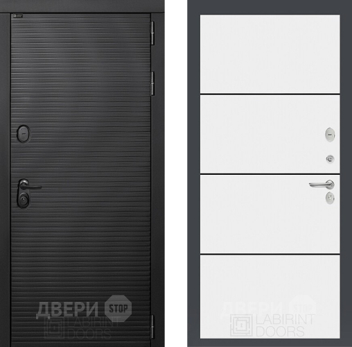 Дверь Лабиринт (LABIRINT) Вулкано 25 Белый софт в Электрогорске