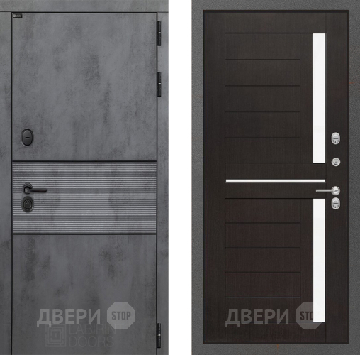 Входная металлическая Дверь Лабиринт (LABIRINT) Инфинити 02 Венге в Электрогорске