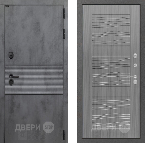 Входная металлическая Дверь Лабиринт (LABIRINT) Инфинити 06 Сандал грей в Электрогорске