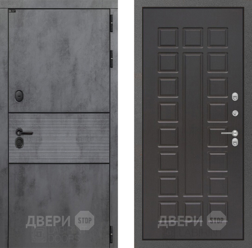 Входная металлическая Дверь Лабиринт (LABIRINT) Инфинити 04 Венге в Электрогорске
