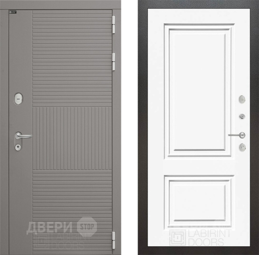 Дверь Лабиринт (LABIRINT) Формо 26 Белый (RAL-9003) в Электрогорске